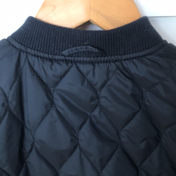 Joy Lab Dark Navy Blue Quilted Boxy Jacket XS - Picture 9 of 12